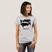魚類の(占星術の)十二宮図 Tシャツ (正面フル)