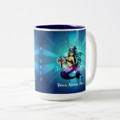 魚類はあなたの一流のマグを加えます ツートーンマグカップ (正面右)