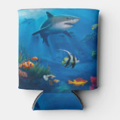 魚類イラストレーション 缶クーラー (正面)