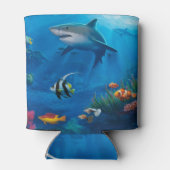 魚類イラストレーション 缶クーラー (裏面)