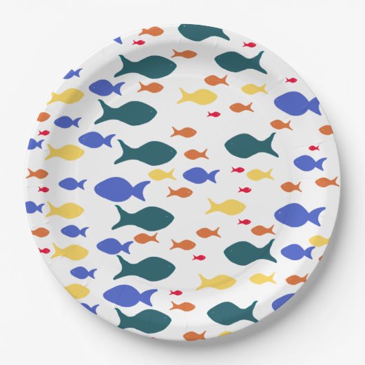 魚類カスタム紙プレート ペーパープレート (正面)