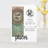 魚類カード カード (黄色い花)