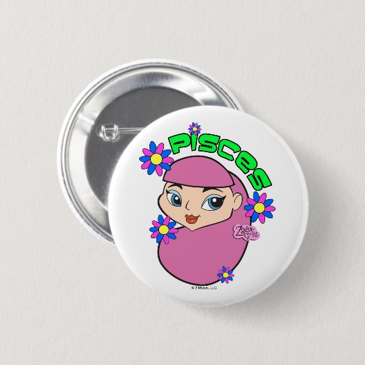 魚類ボタン 缶バッジ (正面&裏面)