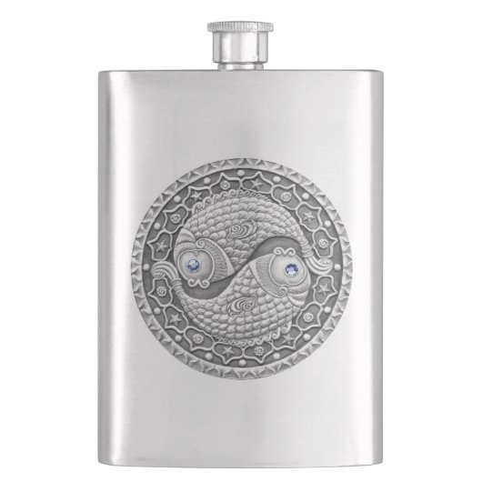 魚類8つのoz。 フラスコ フラスク (正面)