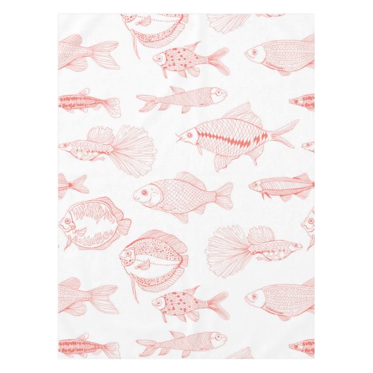 魚類 テーブルクロス (正面)