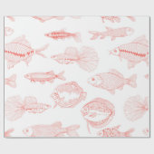 魚類 ラッピングペーパー (フラット)