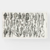 魚類、海、魚類学者 横断幕 (横)