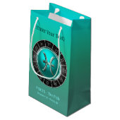 魚類-魚の占星術の記号 スモールペーパーバッグ (裏面アングル)