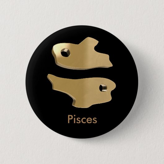 魚類、Pesci 缶バッジ (正面)
