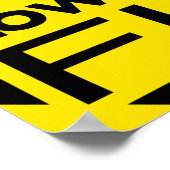 「魚飛んでいるの量が少ない」ポスター ポスター (角)