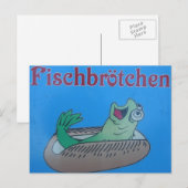 魚食べが！ ポストカード (正面/裏面)