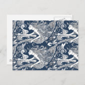 魚食べ物を与えの ポストカード (正面/裏面)