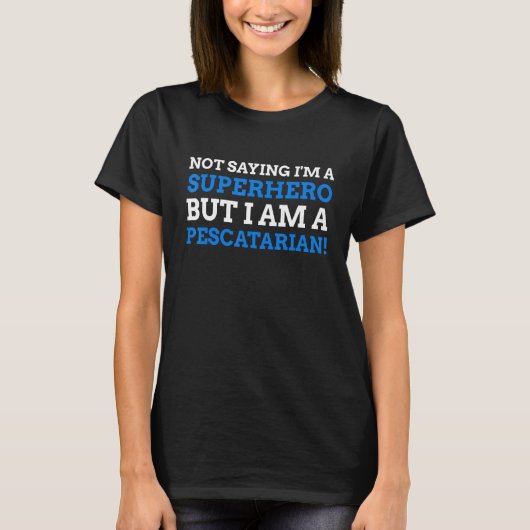 魚食主義 ペセタリアニズム ギフト 冗談ぺスカタリアン Tシャツ (正面)