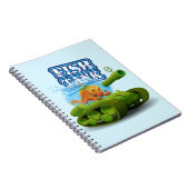 魚飼育用の水槽のユーモアのあるなノート ノートブック (右側)