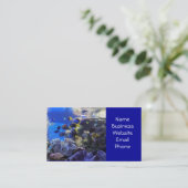 魚飼育用の水槽2の名刺 名刺 (スタンド正面)