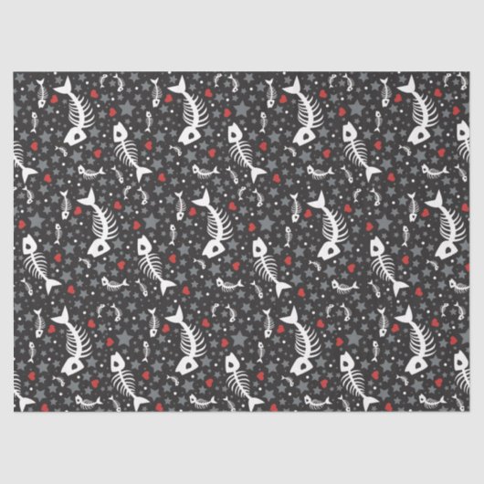 魚骨ティッシュペーパー 薄葉紙 (正面)