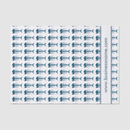 魚骨パターンカスタム文字 薄葉紙