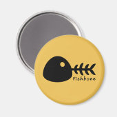 魚骨磁石 マグネット (正面/裏面)