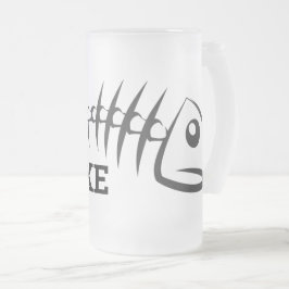 魚骨 フロストグラスビールジョッキ