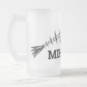 魚骨 フロストグラスビールジョッキ (左)