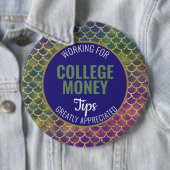 魚鱗のヒントを参照 |大学のお金 缶バッジ (インサイチュ)