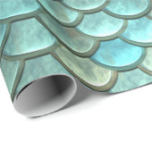 魚鱗パターン ラッピングペーパー (ロールコーナー)