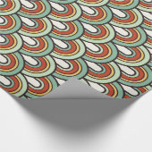 魚鱗模様の折り返し紙 ラッピングペーパー (角)