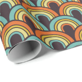 魚鱗模様の折り返し紙 ラッピングペーパー (ロールコーナー)