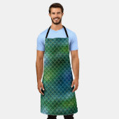 魚鱗 エプロン (着用した状態)