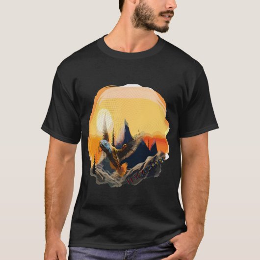 魚鳥 Tシャツ (正面)
