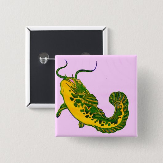 魚02a 缶バッジ (正面&裏面)