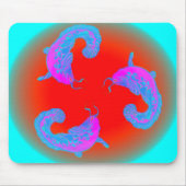 魚02k3vi3 マウスパッド (正面)