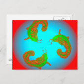 魚02k3vi ポストカード (正面/裏面)