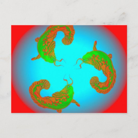 魚02k3vi ポストカード (正面)