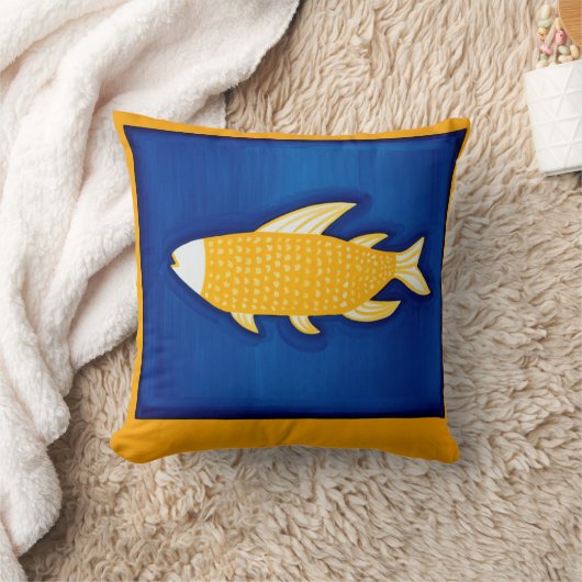 魚1998年 クッション (ブランケット)