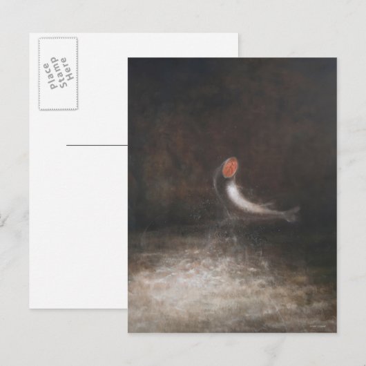 魚2012年の跳躍 ポストカード (正面/裏面)