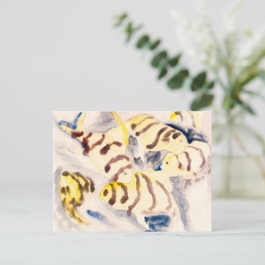 魚3 | Charles Demuth | ポストカード (スタンド正面)