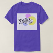 魚5 Tシャツ (デザイン正面)