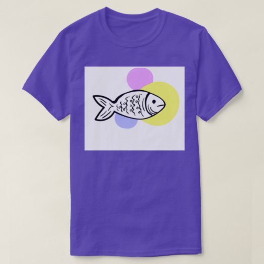 魚5 Tシャツ (デザイン正面)