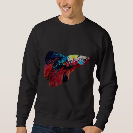 魚84 スウェットシャツ (正面)