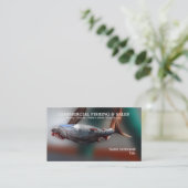 魚|の写真撮影ビジネスを保持している人 名刺 (スタンド正面)