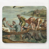 魚(の奇跡的な草案のための漫画 マウスパッド (正面)