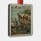 魚(の奇跡的な草案のための漫画 メタルオーナメント (右)