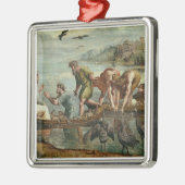 魚(の奇跡的な草案のための漫画 メタルオーナメント (左)