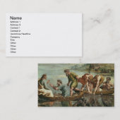 魚(の奇跡的な草案のための漫画 名刺 (正面/裏面)