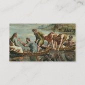 魚(の奇跡的な草案のための漫画 名刺 (裏面)