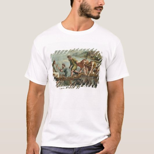 魚(の奇跡的な草案のための漫画 Tシャツ (正面)