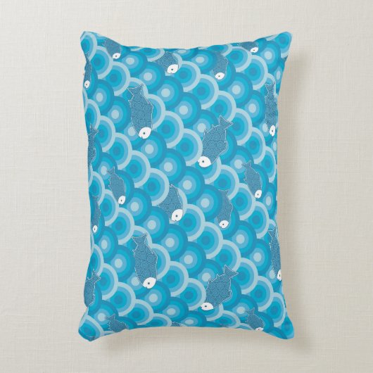 魚 アクセントクッション (正面(垂直))