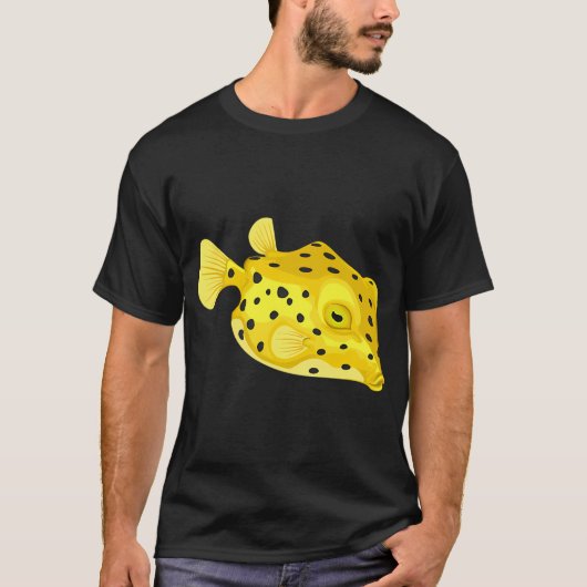 魚: イエローボックスフィッシュ Tシャツ (正面)