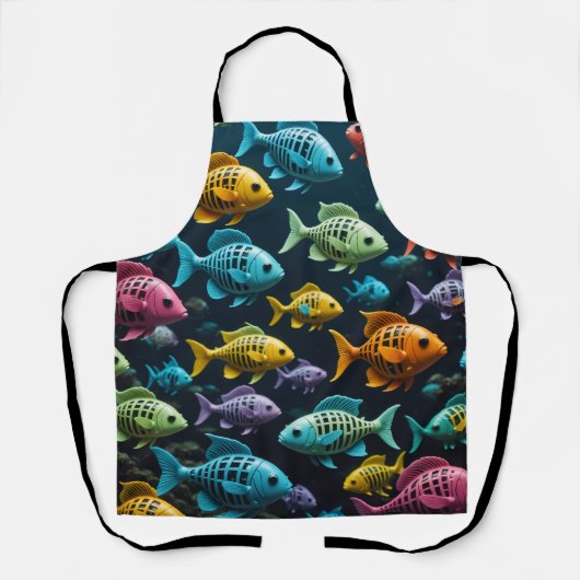 魚 エプロン (正面)